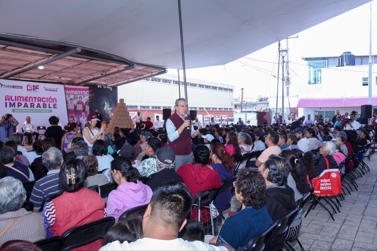 Entregan 3 mil 552 apoyos alimentarios a familias de La Libertad