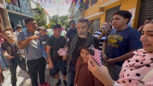 Damián Alcázar graba promocional turístico en Izúcar de Matamoros